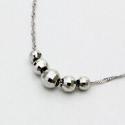 【本店限定価格】【日本製】プラチナ/Pt850/PLATINUM ペンダント/ネックレス 40cm ミラクルカット・ミラーボール スクリューチェーン お洒落/オシャレ ファッション/コーディネート アクセサリー/ジュエリー アイテム 1559-PS11