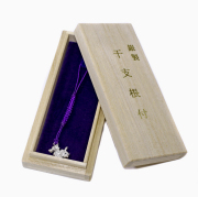 日本製 純銀 干支（辰）ストラップ 桐箱付き 1737-PG11