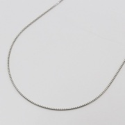プラチナ(Pt850)ネックレス ベネチアン チェーン 50cm 3.4ｇ スライドチェーン　2024-NP13