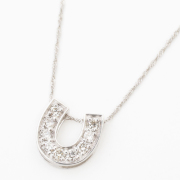 プラチナ900 ダイヤモンド　合計0.22ct ペンダント　バテイ　4162-TK19