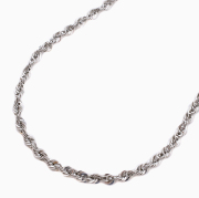 プラチナ Pt950 カットロープ ネックレス 42cm 6021-NM24