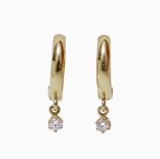 18金 ピアリング イヤークリップ ダイヤモンド 0.03ct 6069-UK24