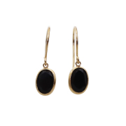 【送料無料】K10 10金 GOLD ゴールド フック式 オニキスOnyx ピアス ゴールドピアス 小さめ 華奢 アクセサリー ゴールドアクセサリー レディースピアス レディースアクセサリー プレゼント 記念日 お祝い 誕生日6463-MH25