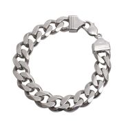 【日本製】シルバー SILVER 925 銀無垢 2面カット キヘイ 喜平 ラウンド 12mm幅 21cm 56g カニカン 引き輪式 男女兼用 メンズ メンズアクセサリー ブレスレット  6599-UK26