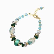 キアラ・デザイン MURANO GLASS イタリア製 ITALY イタリア ベネチアンガラス ベネチアングラス ガラス ブレスレット 6600-IN26