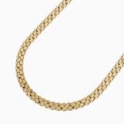 【受注生産品】イタリアンデザイン 18金 K18 18k GOLD ゴールド ネックレス アクセサリー ジュエリー 中空 キヘイ ビスマルク シンプル デイリー使い 男女兼用 6630-MS26