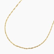 純金 K24 24k 24金 PUREGOLD ゴールド 地金 ネックレス スクリュー チェーン アクセサリー 42cm 1.45g 造幣局刻印入 6673-PW26