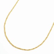 純金 K24 24k 24金 PUREGOLD ゴールド 地金 ネックレス スクリュー チェーン アクセサリー 55cm 2.5g 6674-PW26