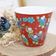 【送料無料】日本製 九谷焼 北陸伝統工芸  徳利/とっくり お猪口/おちょこ/酒/ショットバー 金沢/加賀/能美 陶器/磁器 和食器 カップ/コップ 色絵  引き出物 インテリア/ステーショナリー 記念日/お祝い/誕生日 プレゼント/贈り物 お洒落 木米 7273-SK24