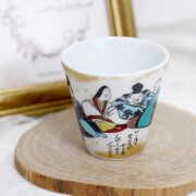 【送料無料】日本製 九谷焼 北陸伝統工芸  徳利/とっくり お猪口/おちょこ/酒/ショットバー 金沢/加賀/能美 陶器/磁器 和食器 カップ/コップ 色絵  引き出物 インテリア/ステーショナリー 記念日/お祝い/誕生日 プレゼント/贈り物 お洒落 六歌仙 7275-SK24