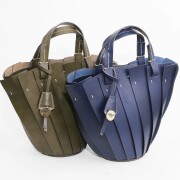 【送料無料】イタリア製/ITALY ボルドリーニ・セレリア/BOLDRINI SELLERIA 鞄/かばん/カバン/バッグ/BAG/トートバッグ/ショルダーバッグ レザー/カーフレザー/牛革 オシャレ/お洒落 OLIVA/OLIVE/オリーブ NOTTE/NAVY/ネイビー ミディアム レディース 高級 7320-IT25