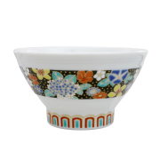 【送料無料】日本製 九谷焼 北陸伝統工芸 花詰 お茶碗/茶碗/飯碗/色絵千段飯碗 金沢/加賀/能美 陶器/磁器 和食器/食器 色絵 引き出物/結婚祝い インテリア 7548-SK26