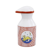 【送料無料】日本製 九谷焼/九谷五彩 磁気/陶器/陶磁器 醤油さし/醤油入れ うさぎ/兎 華やか/鮮やか お洒落 7552-SK26