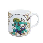 日本製 九谷焼/九谷五彩 磁気/陶器/陶磁器 マグカップ/コップ/カップ 風神雷神7574-SK26