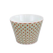日本製 九谷焼/九谷五彩 磁気/陶器/陶磁器 縁起物/縁起カップ/フリーカップ/スープカップ 小紋手 華やか/鮮やか  7655-SK26