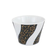 日本製 九谷焼/九谷五彩 磁気/陶器/陶磁器 縁起物/縁起カップ/フリーカップ/スープカップ 青粒 華やか/鮮やか  7657-SK26