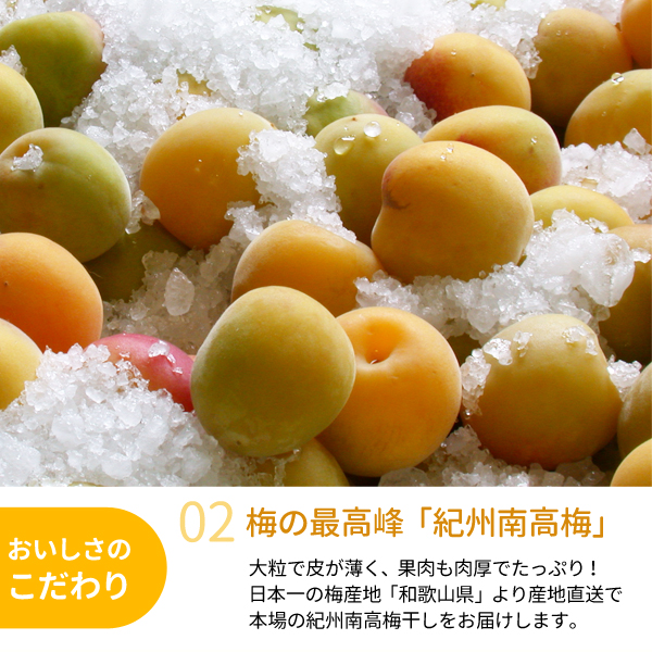 昔ながらのしょっぱい白干し梅