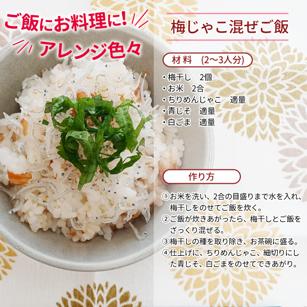 昔ながらのしょっぱい白干し梅