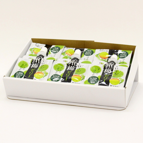 ごくごくいける！飲む紀州梅ゼリー 180g×6個 紀州梅干し・みかんのJA