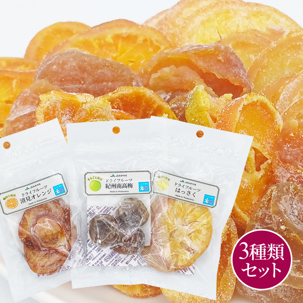 丸ごとドライフルーツ3種類セット