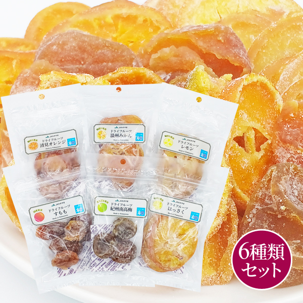 丸ごとドライフルーツ6種類セット
