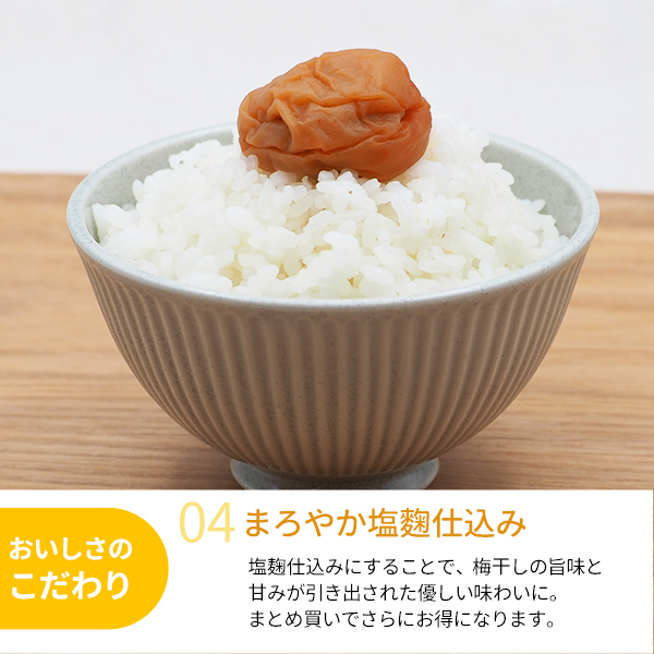 訳あり塩麹仕込み紀州南高梅