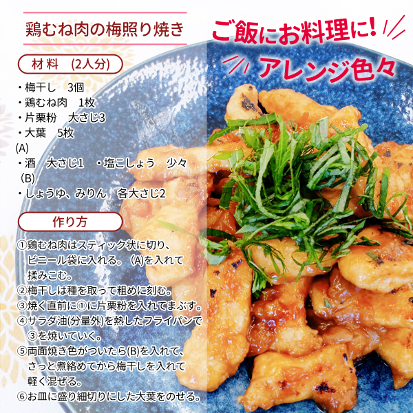 送料無料 ☆選べる2種類☆ 紀州産南高梅干 つぶれ梅よりちょっといい訳