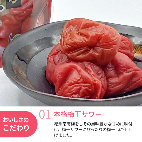本格梅干しサワーが作れる南高梅