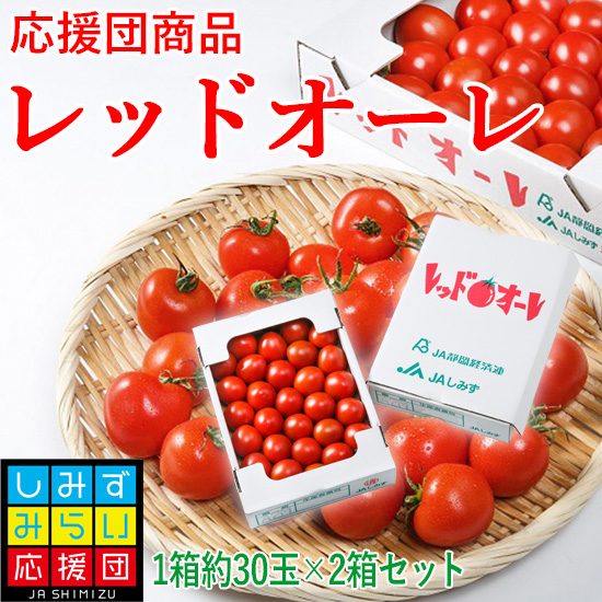 【しみずみらい応援団】レッドオーレ（30玉入り）×2箱セット