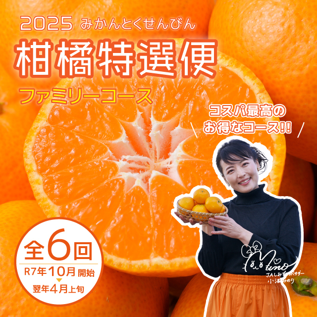 柑橘特撰便ファミリーコース
