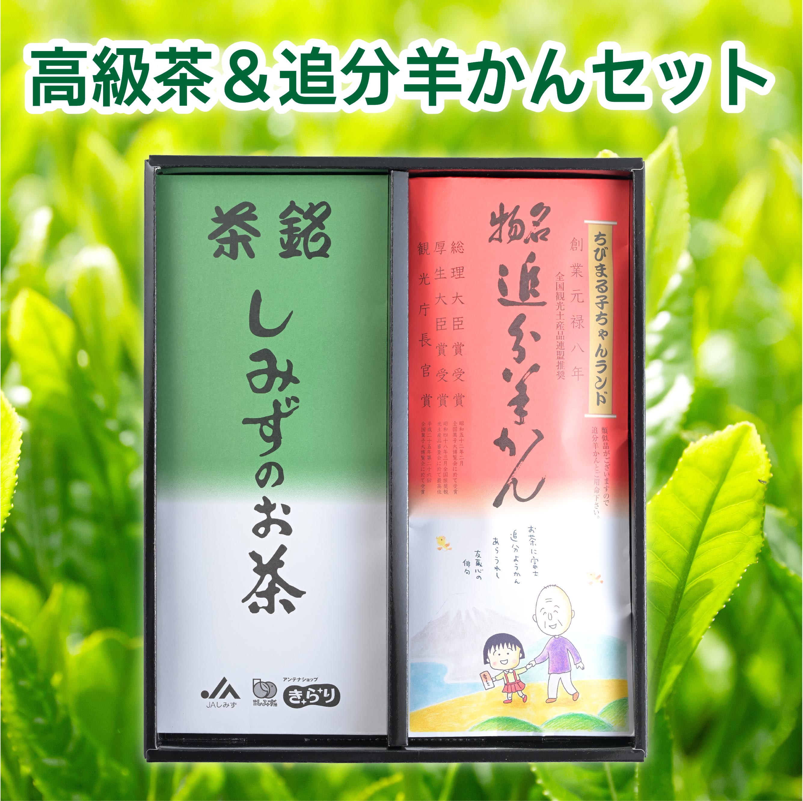 【2026年新茶】高級茶＆追分羊かんセット