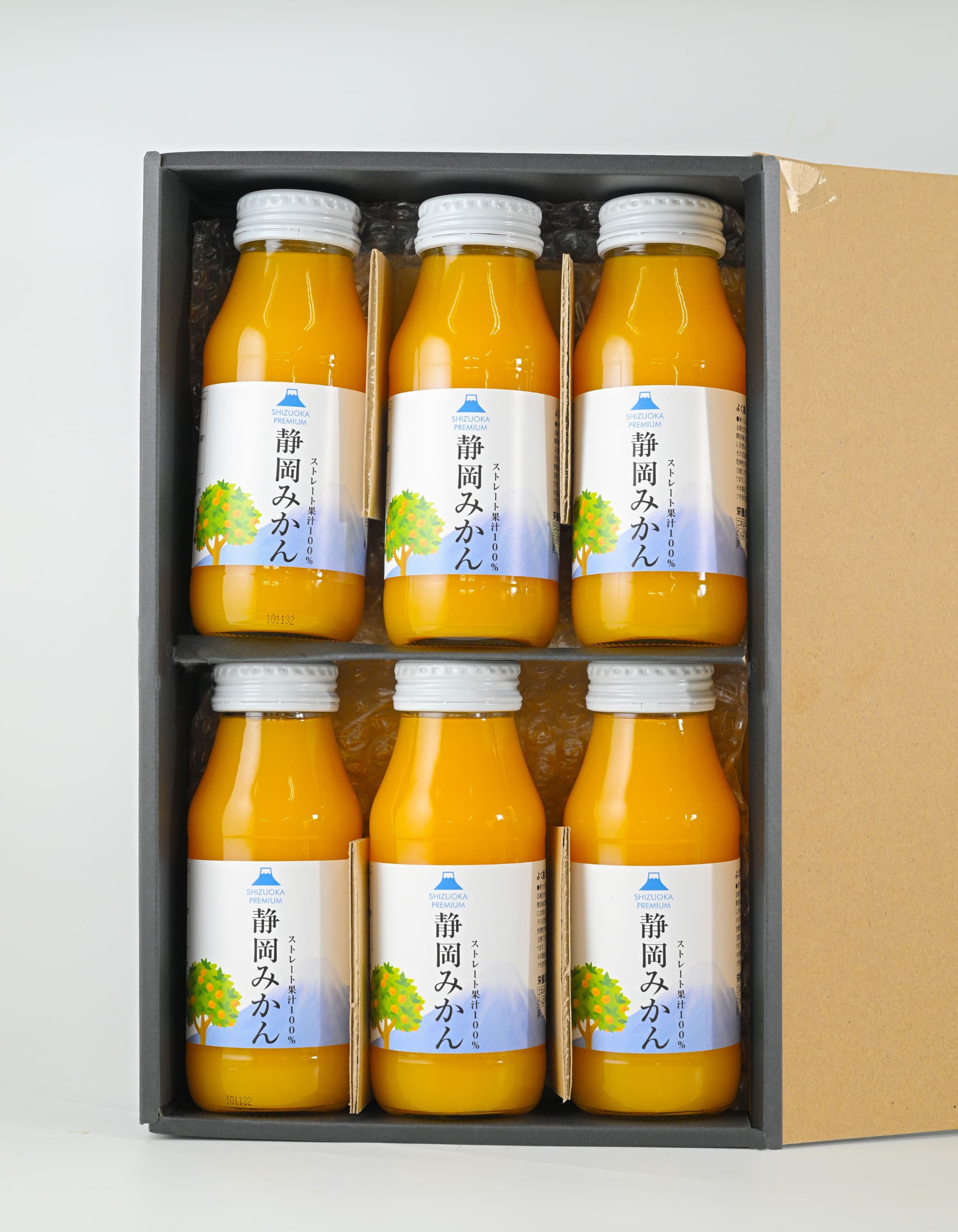 静岡みかんストレートジュース 6本 180ml