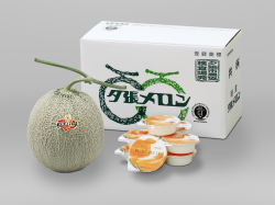 【父の日限定商品】夕張メロン　優品１玉＆ピュアゼリーセット＆夕張メロングミ【送料込み】
