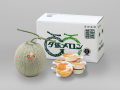 夕張メロン　良品１玉＆ピュアゼリーセット【送料込み】