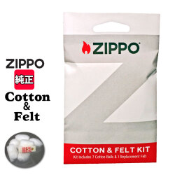 ZIPPO/純正　交換用コットン&フェルト ジッポのお手入れに #122112画像