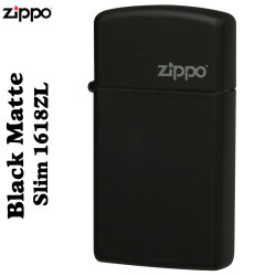 ZIPPO ジッポ ライター ブラックマットジッポ スリム画像