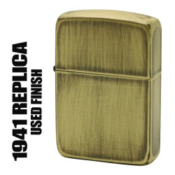 zippo ジッポ 1941レプリカユーズド加工真鍮画像
