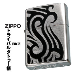 ZIPPO/トライバルタトゥー  TRIBAL TATTOO　ブラッシュクローム　直下腐食 200TT-BK2画像