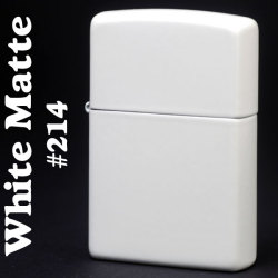 zippo(ジッポーライター)ホワイトカラーマットジッポー #214 画像