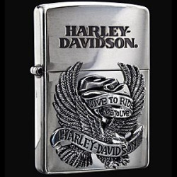 【ZIPPO】ハーレーダビットソンジッポー/ビッグメタルHDP8 シルバーいぶし