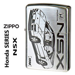 ZIPPO/Hondaシリーズ ホンダ　NSX　1990　銀イブシ　エッチング　Honda公式認定  Honda-NSX画像