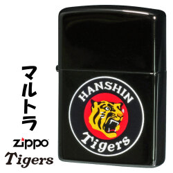 ZIPPO/阪神タイガース×ジッポー　阪神タイガースのロゴをデザイン　ブラックニッケル　zHTZ-MARUTORA画像