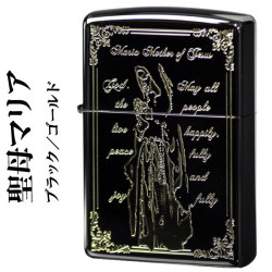 ZIPPO/聖母マリアブラック/ゴールド画像