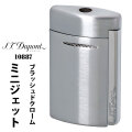 デュポン S.T.Dupont　正規品　ミニジェット 電子ガスターボライター ブラッシュドクローム トーチフレーム　#10887  画像