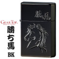 ギアートップ GEAR TOP オイルライター GT-勝ち馬　V刃手彫調彫刻　BNiミラー画像