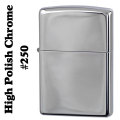 【zippo】ジッポライター 無地クロームミラー仕上げジッポ250 画像
