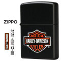 ZIPPO/ハーレーダビッドソン Harley-Davidson HARLEY ロゴ プリント ブラックマット HD-218HD-H252画像