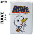 ZIPPO/ RAVE (レイヴ)プルー Hiro Mashima ホワイトパール塗装・インクJET フルカラー画像