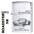 ZIPPO/MAZDAシリーズマツダROADSTERNBロードスター銀イブシエッチングMAZDA公認ROADSTER-NB画像