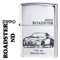 ZIPPO/MAZDAシリーズマツダROADSTERNDロードスター銀イブシエッチングMAZDA公認ROADSTER-ND画像